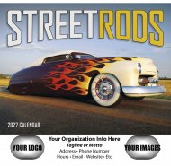 Street Rod Fever 13-Month Full-Size Wall Calendar- #824