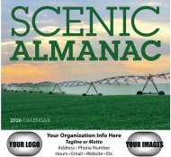 Scenic Almanac 12-Sheet Wall Calendar Stapled Binding- # 6702