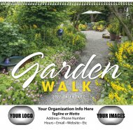 Garden Walk Wall Calendar-Spiral Bound #7077
