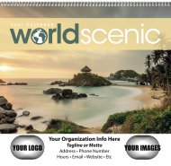 World Scenic 12-Month Wall Calendar- # 1712
