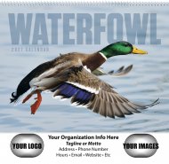 Waterfowl- Spiral Bound Wall Calendar- #7048