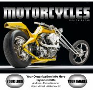 Motorcycles- Stapled Wall Calendar - #7256