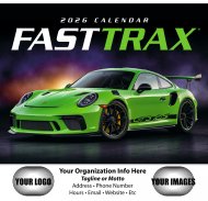 Fast Trax-13 Month Full Size Wall Calendar- #830