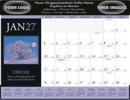 Motivations Desk Pad with Vinyl Header - #6552