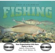 Fishing Stapled Wall Calendar #7299
