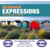 Big Block Seasonal Expressions - Spiral Bound Calendar- #7050