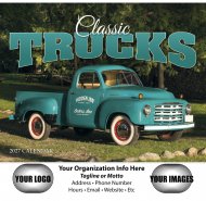 Classic Trucks 13 Month Full Size Wall Calendar #894