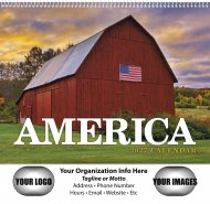 America - Patriotic-13-Month Full-Size Spiral Wall Calendar #457