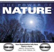 Power of Nature - Spiral Bound Wall Calendar #7103
