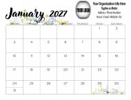 Small Desk Pad with Flowers - #6557 NEW SMALLER STYLE!!