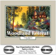 Woodland Retreat 13-Month Stapled Wall Calendar- # 3083