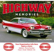 Highway Memories 13-Month Full-Size Wall Calendar- #832