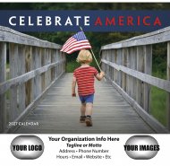Celebrate America Wall Calendar - Stapled #7269