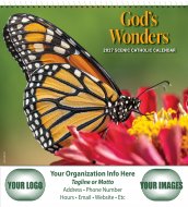 God's Wonders Catholic Calendar - Spiral #BRC27  New This Year!