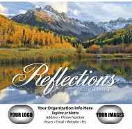Reflections 13-Month Full-Size Wall Calendar Stapled-#806