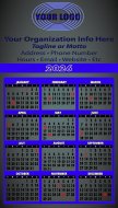 25 Mil Large Calendar Magnet #FCM4x7 NEW THIS YEAR!