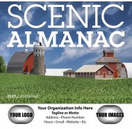 Scenic Almanac 12-Sheet Wall Calendar Stapled Binding- # 6702