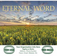 Eternal Word Stapled Version Full Size Wall Calendar- #7223