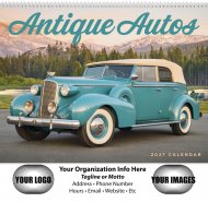 Antique Autos Spiral Wall Calendar #7057