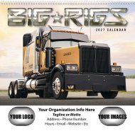 Big Rigz 16-Month Calendar #1855  NEW ITEM!!!
