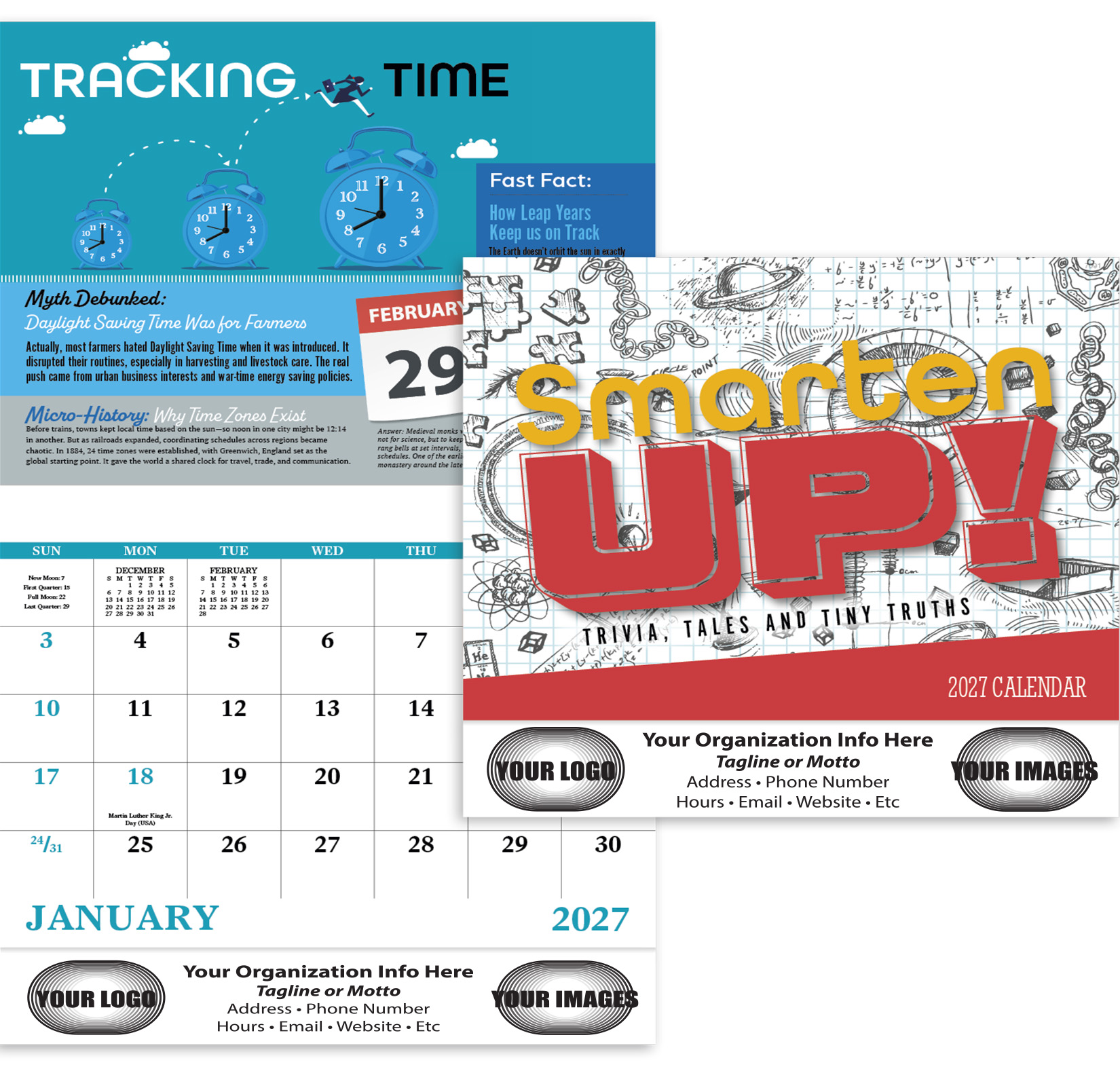 Smarten Up! Stapled Wall Calendar #7291 NEW THIS YEAR!!! : Imprinted ...
